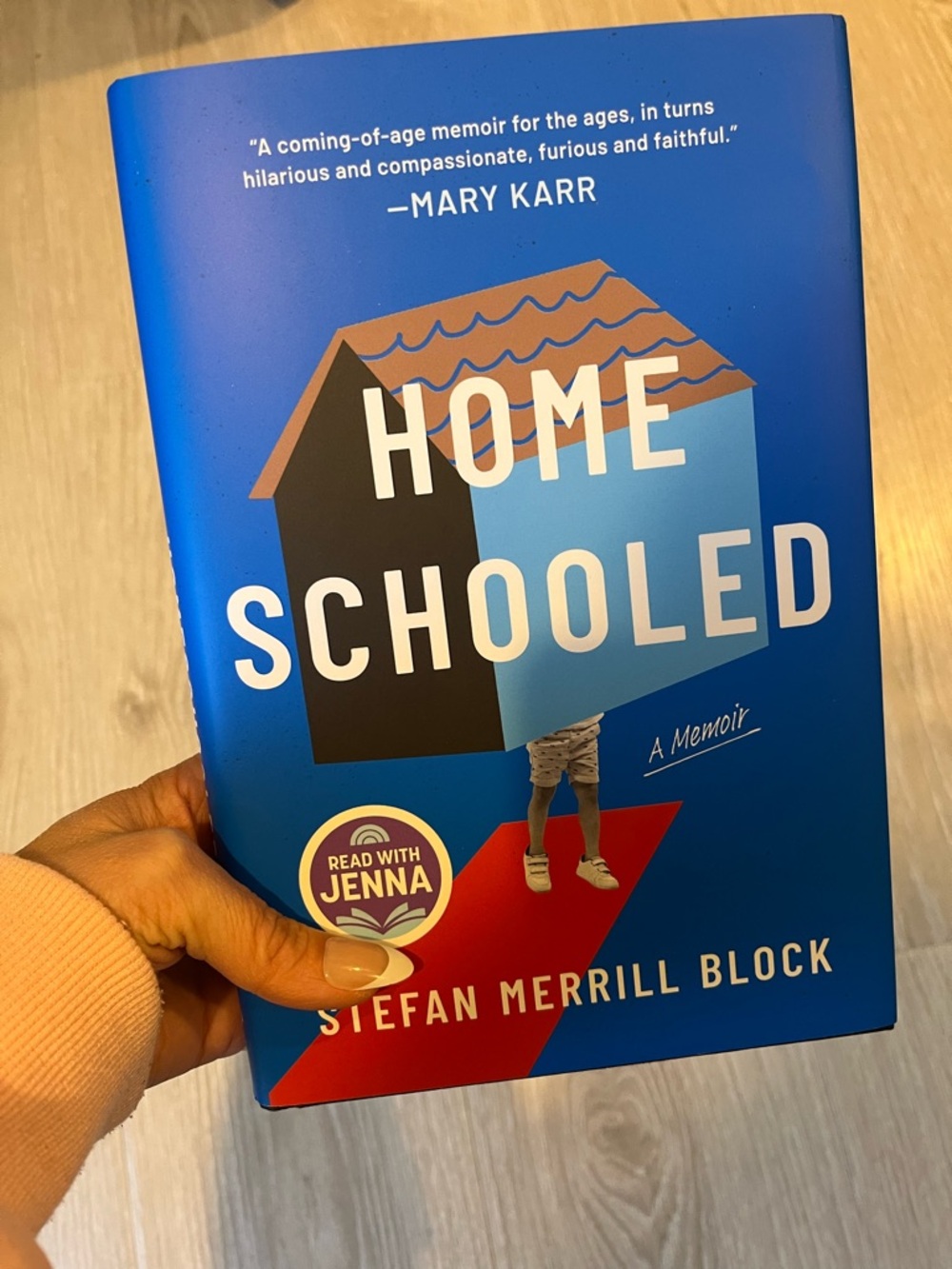 HOME SCHOOLED by Stefan Merrill Block - Blue Memoir Hardcover